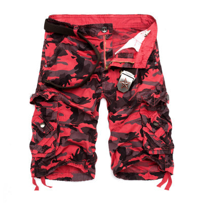 Men's Loose Camouflage Cargo Shorts