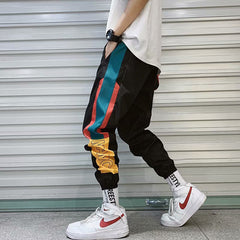 Men's Color Block Style Pants