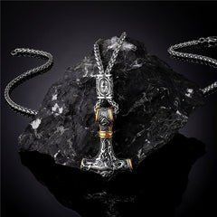Men's Viking Style Pendant Necklace