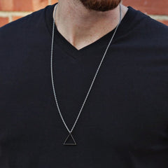 Men's Triangle Necklace