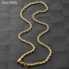 Fashion Spiral Chain Necklace