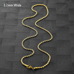 Fashion Spiral Chain Necklace