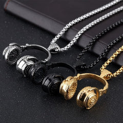 Men's Headphones Necklace