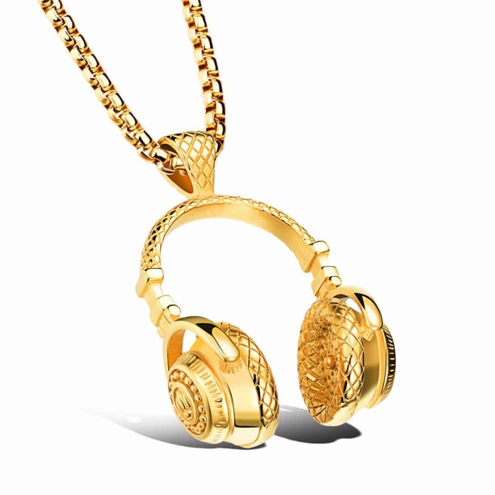 Men's Headphones Necklace