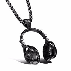 Men's Headphones Necklace