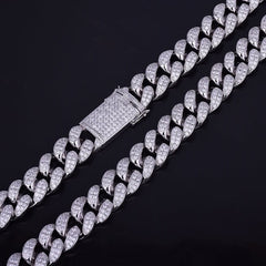 Men's Heavy Zircon Cuban Link Chain