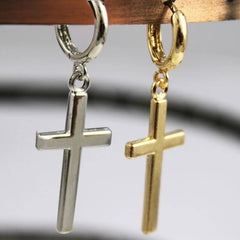 Men's Fashion Cross Shaped Earrings