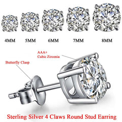 925 Sterling Silver Cubic Zirconia Earrings