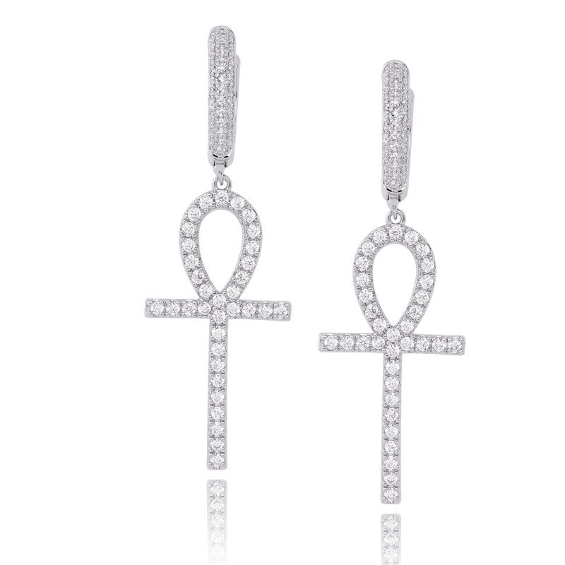 Iced Zircon Earrings for Men