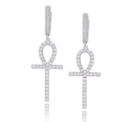 Iced Zircon Earrings for Men