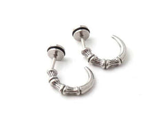 Men's Claw Shaped Stud Earrings