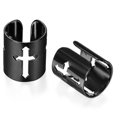 Men's Cross Ear Cuff Clip Earring