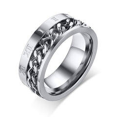 Men's Chain Decor Ring