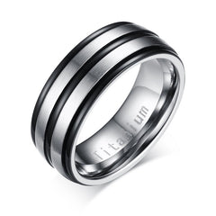 Fashon Men's Titanium Ring