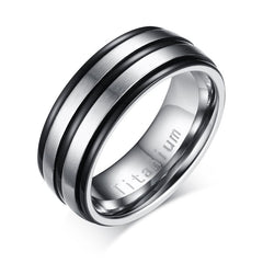 Fashon Men's Titanium Ring