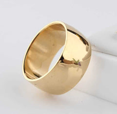 Classic Wide Steel Rings