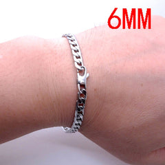 Men's Stainless Steel Chain Bracelet