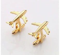 Men's Plane Cufflinks
