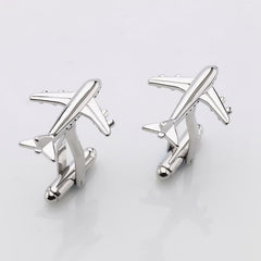 Men's Plane Cufflinks