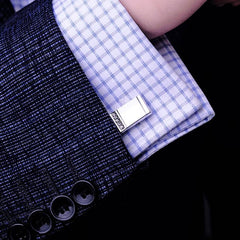 Men's Crystal Line Cufflinks