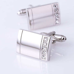 Men's Crystal Line Cufflinks