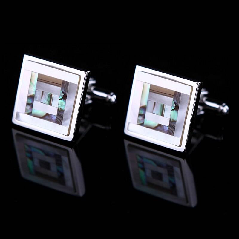 Men's Shell Cufflinks