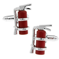 Men's Funny Party Fire Extinguisher Cufflinks