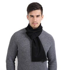 Casual Solid Patterned Men's Scarf