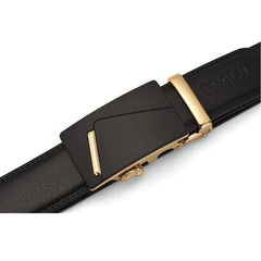 Men's Automatic Buckle Leather Belt