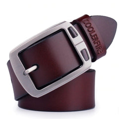 Vintage Cowhide Leather Belt for Men