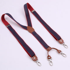 Unisex Retro Y-Shaped Suspenders