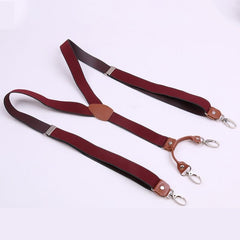 Unisex Retro Y-Shaped Suspenders