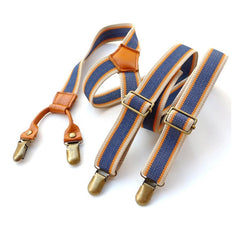 Men's Striped Suspenders