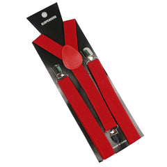 Men's Solid Color Y-Shaped Suspenders