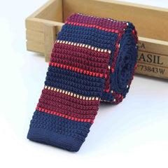 Knitted Striped Men's Ties