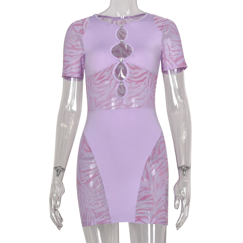 Hollow Out Black Dresses