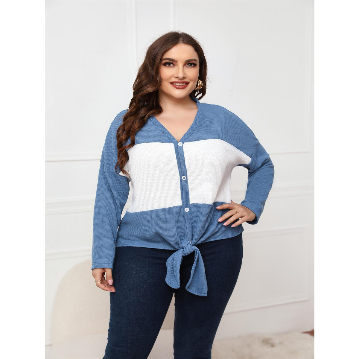 Patchwork Full Sleeve Top