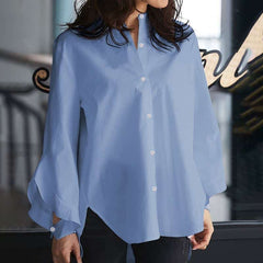 Flare Sleeved Loose Shirt for Women