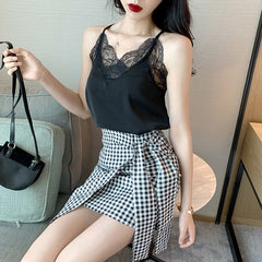 Women's Lace Trim Cami Top
