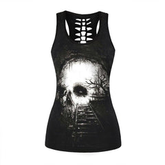 Rock Style Skull Women's Tank Top