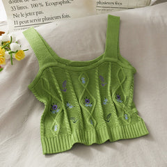 Women's Floral Embroidery Top