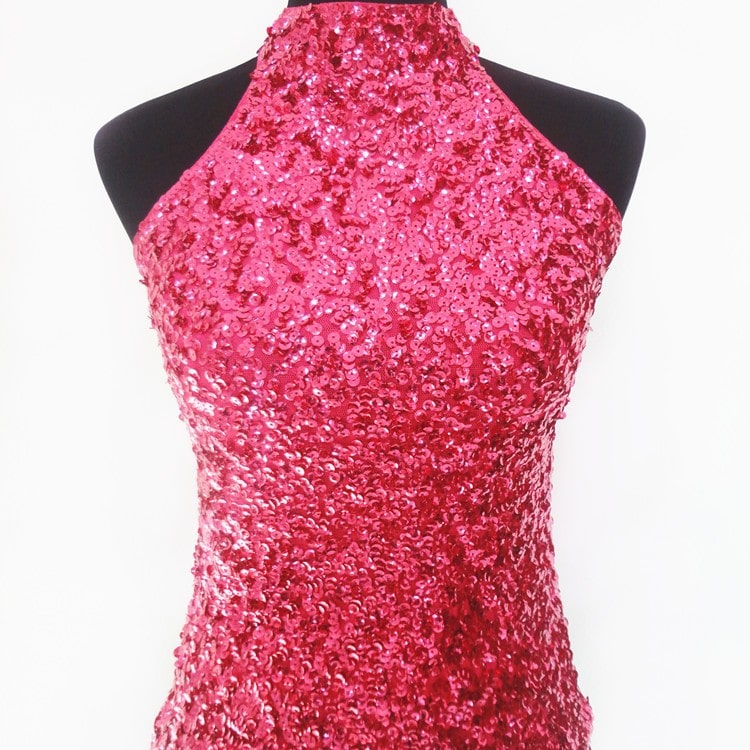 Luxury Sleeveless Sequined Women's Top
