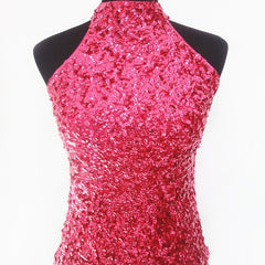 Luxury Sleeveless Sequined Women's Top