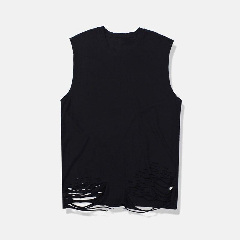 Men's Destroyed Oversized Tank Top