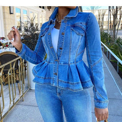 Women's Glam Short Denim Jacket