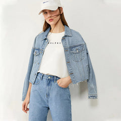 Women's Minimalism Denim Jacket