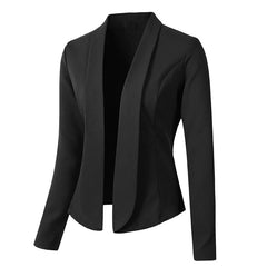 Casual Styled Solid Women's Blazer
