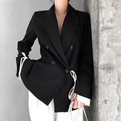 Women Black Tailored Blazer