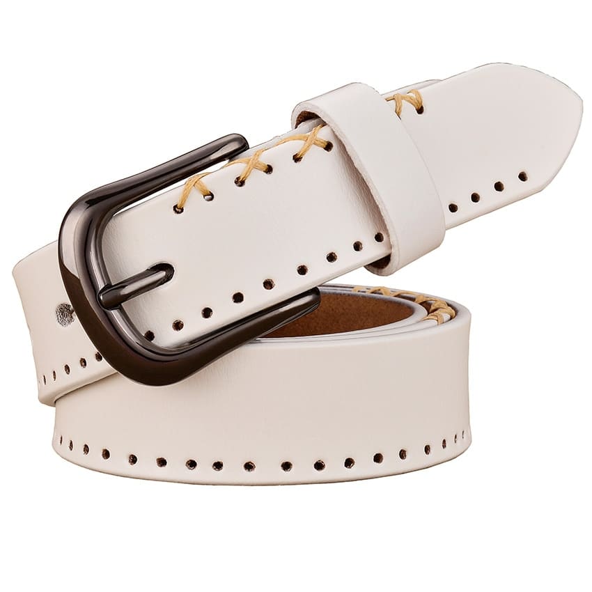 Women's Long Leather Belt