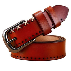 Women's Long Leather Belt